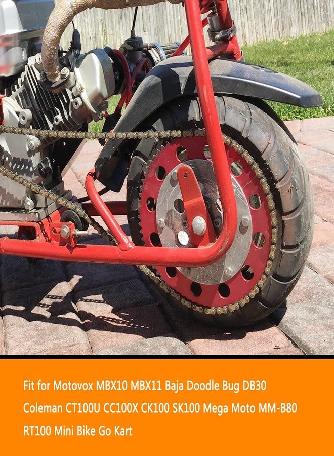 HOLATO 35 Drive Chain 140 Links for Motovox MBX10 MBX11 Baja Doodle Bug DB30 Blitz Racer Coleman CT100U CC100X CK100 SK100 Mega Moto MM-B80 TrailMaster RT100 Mini Bike Go Kart Heavy Duty Parts - Image 2